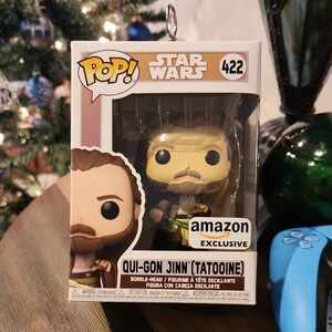 Funko Pop Qui-Gon Jinn Tatooine Exclusive